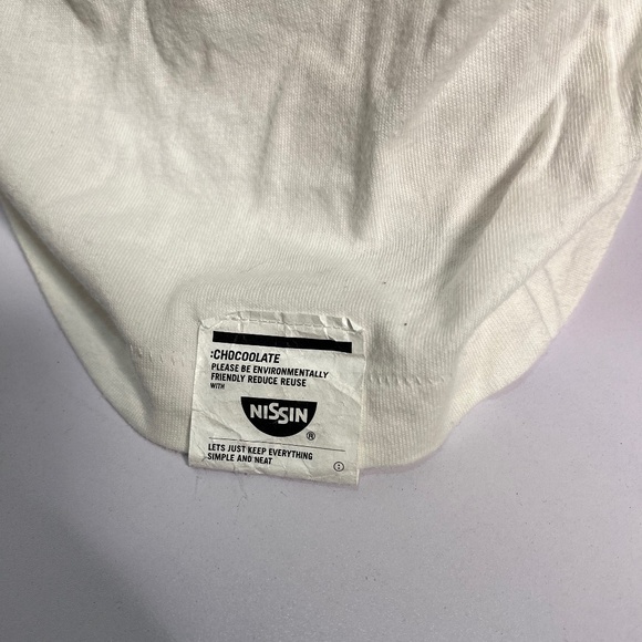 Collectible Chocolate X Nissin Ramen Noodle Women's T-shirt Medium - Picture 5 of 8